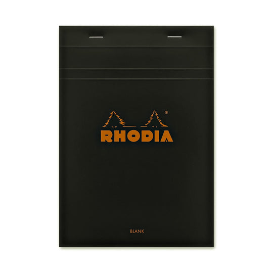 Rhodia No. 16 Staplebound 6 x 8.25 Notepad in Black