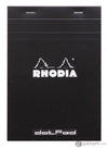 Rhodia No. 16 Staplebound 6 x 8.25 Notepad in Black Dot Grid Notebooks Journals