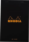 Rhodia No. 16 Staplebound 6 x 8.25 Notepad in Black Blank Notebooks Journals