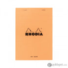 Rhodia No. 16 Staplebound 6 x 8.25 Notepad in Orange Blank Notebooks Journals