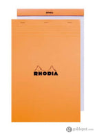 Rhodia No. 16 Staplebound 6 x 8.25 Notepad in Orange Lined with Margin Notebooks Journals