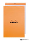 Rhodia No. 16 Staplebound 6 x 8.25 Notepad in Orange Lined with Margin Notebooks Journals