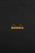 Rhodia No. 18 Staplebound 8.25 x 11.75 Notepad in Black Blank Notebooks Journals