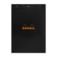 Rhodia No. 18 Staplebound 8.25 x 11.75 Notepad in Black