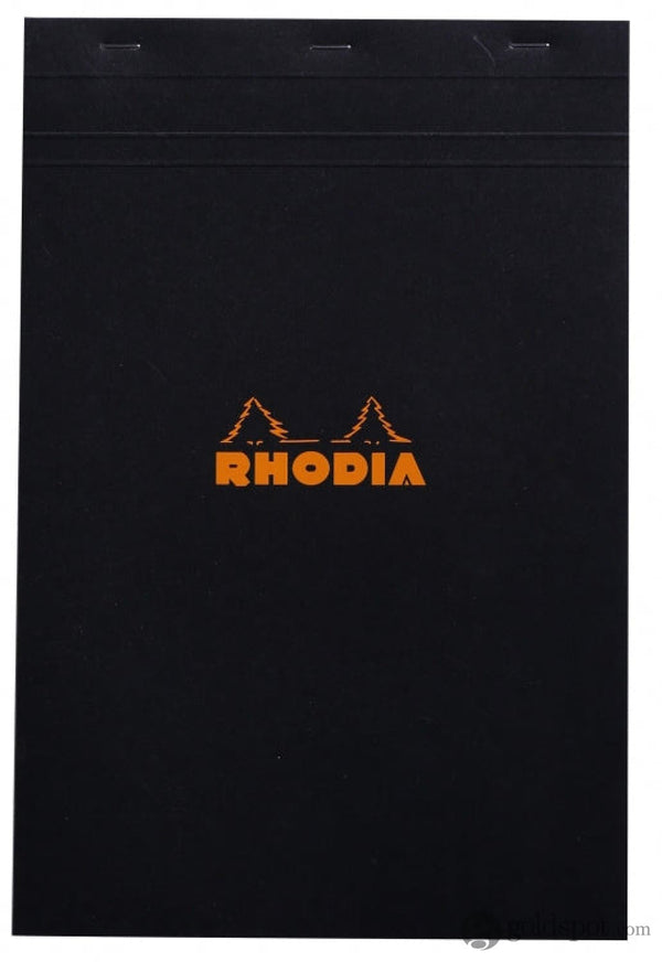 Rhodia No.19 Staplebound 8.25 x 12.5 Pad in Black Graph Notepads