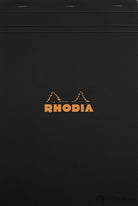 Rhodia No.19 Staplebound 8.25 x 12.5 Pad in Black Lined with Margin Notepads