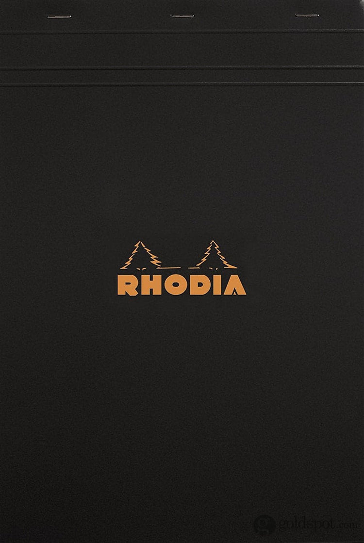Rhodia No.19 Staplebound 8.25 x 12.5 Pad in Black Lined with Margin Notepads