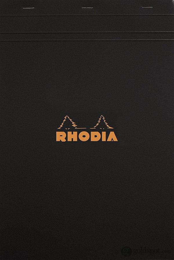 Rhodia No.19 Staplebound 8.25 x 12.5 Pad in Black Lined with Margin Notepads