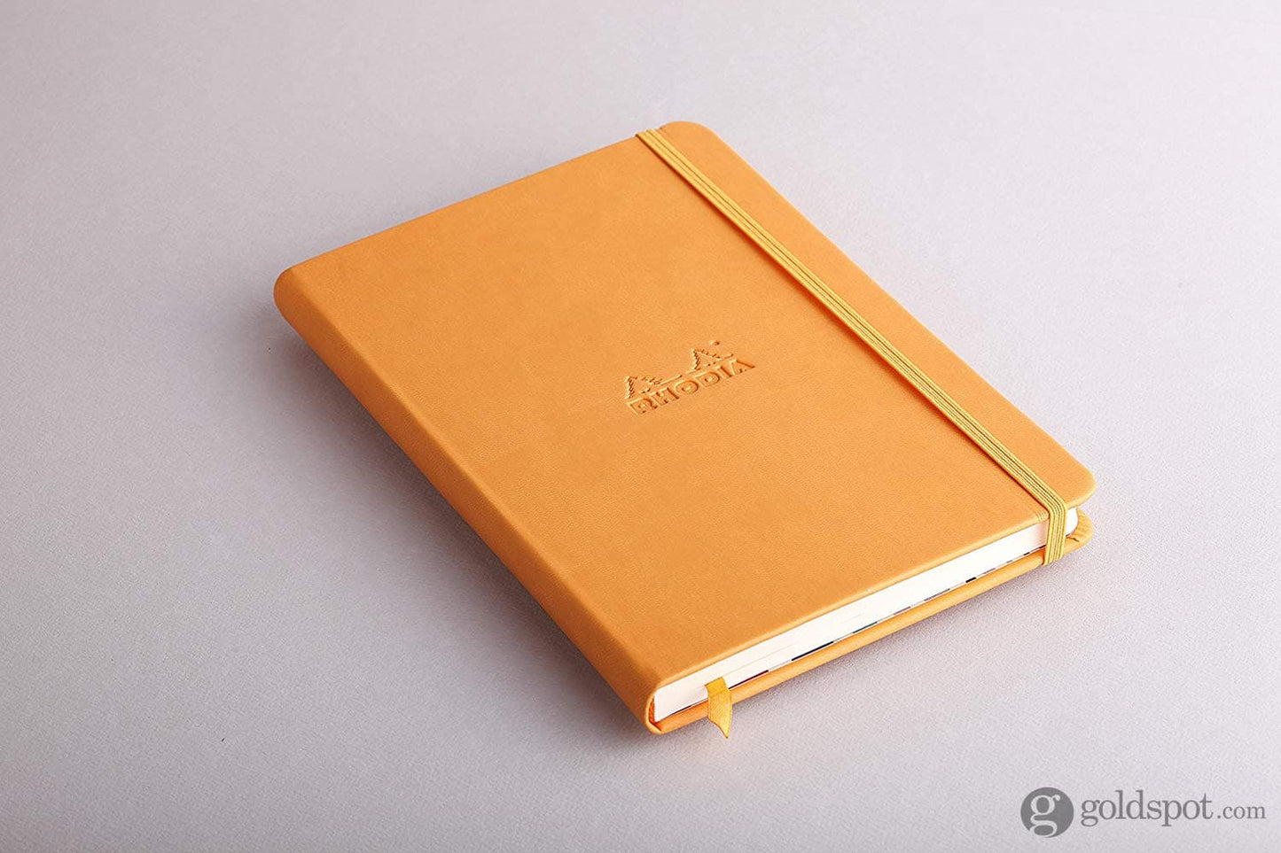 Rhodia 5.5 x 8.25 Rhodiarama Notebook in Orange Notebooks Journals