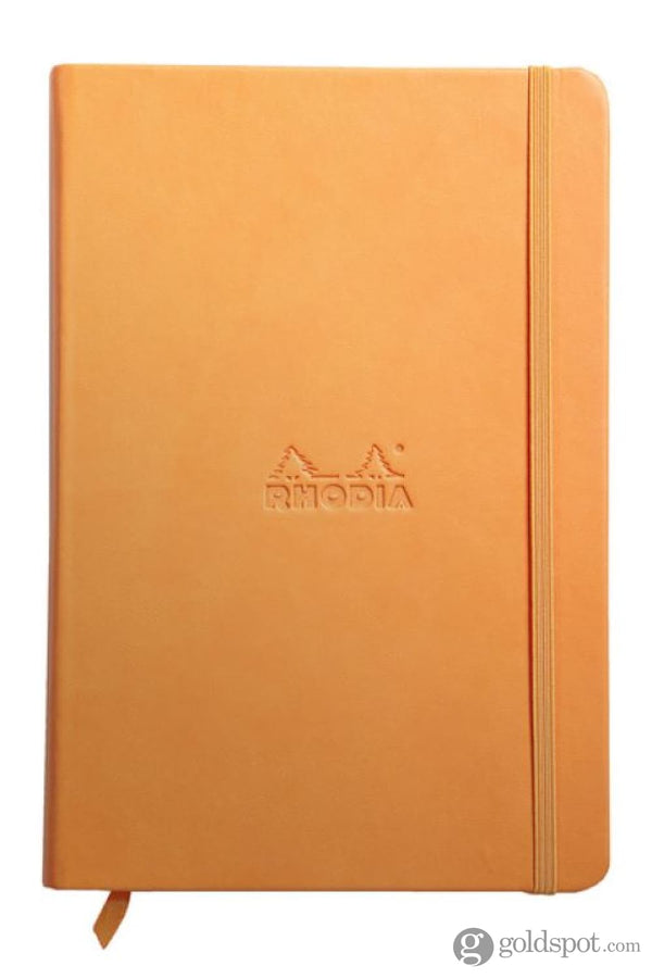 Rhodia 5.5 x 8.25 Rhodiarama Notebook in Orange Lined Notebooks Journals