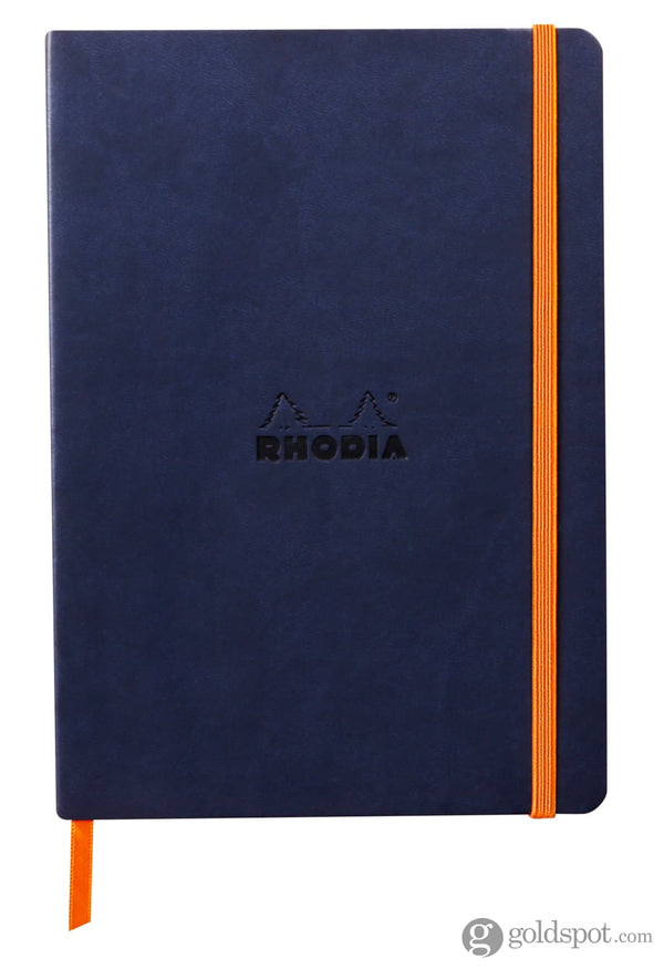 Rhodia 5.5 x 8.25 Rhodiarama Softcover Notebook in Midnight Lined Notebooks Journals