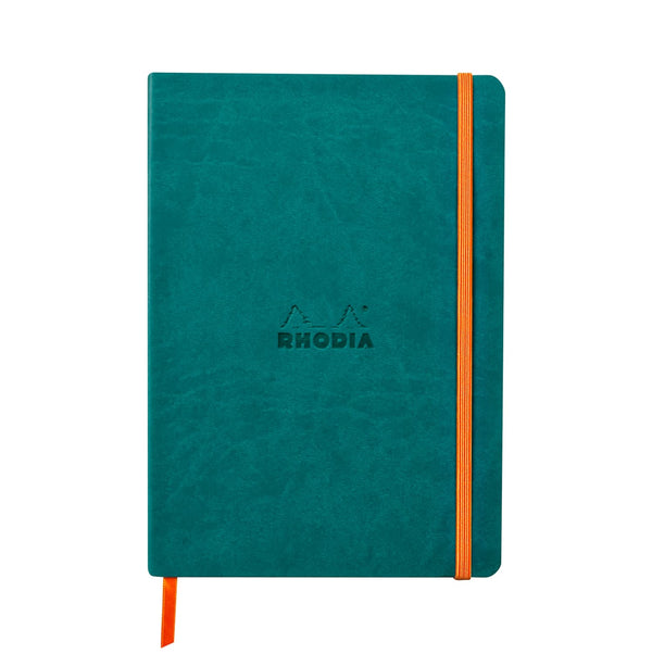 Rhodia 5.5 x 8.25 Rhodiarama Softcover Notebook in Peacock Notebooks Journals