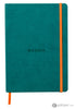 Rhodia 5.5 x 8.25 Rhodiarama Softcover Notebook in Peacock Dot Grid Notebooks Journals