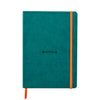 Rhodia 5.5 x 8.25 Rhodiarama Softcover Notebook in Peacock Notebooks Journals