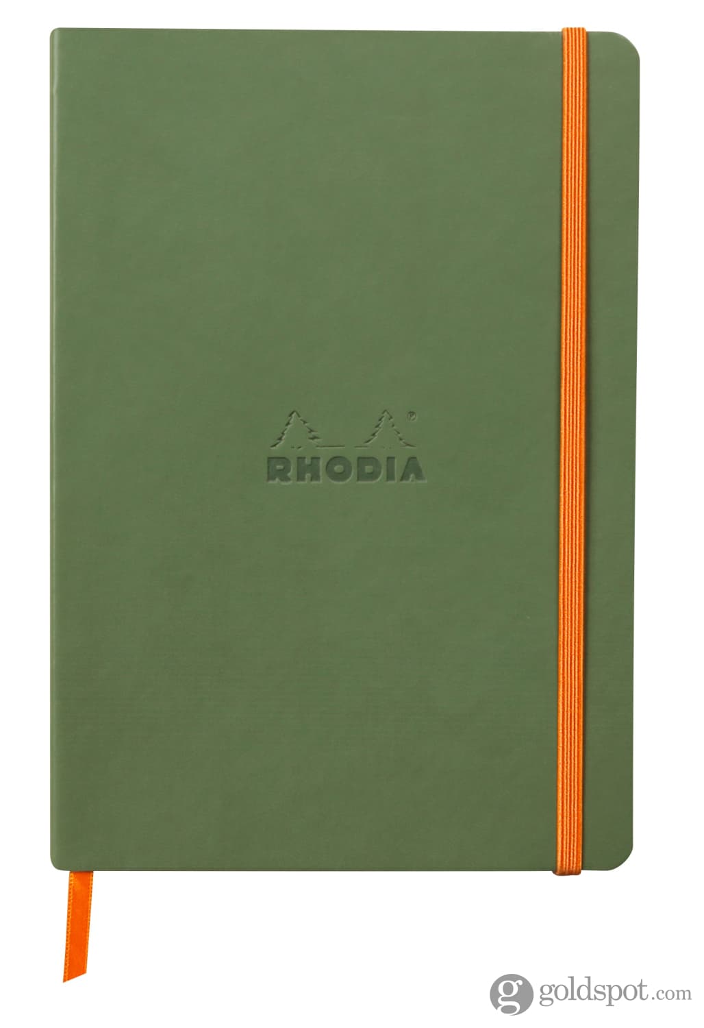 Rhodia 5.5 x 8.25 Rhodiarama Softcover Notebook in Sage Dot Grid Notebooks Journals