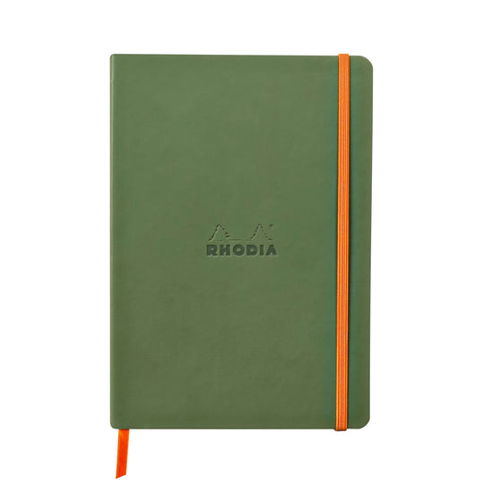 Rhodia Rhodiarama A5 Softcover Notebook in Sage - 5.5 x 8.25