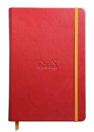 Rhodia Rhodiarama A5 Webbies Lined Paper Notebook in Poppy - 5.5 x 8.25