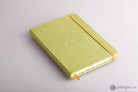 Rhodia 5.5 x 8.25 Rhodiarama Webbies Notebook in Anise Lined Notebooks Journals