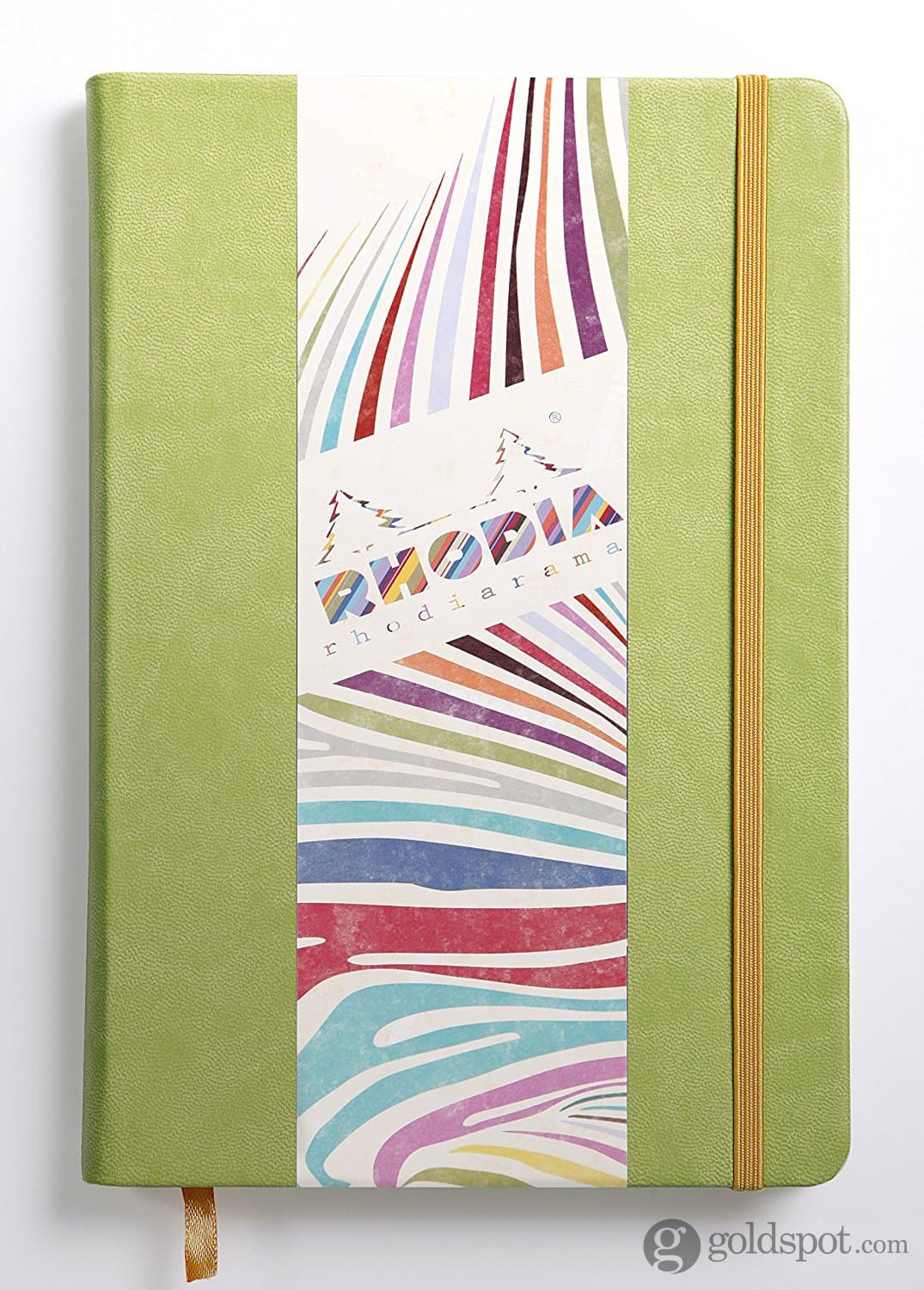 Rhodia 5.5 x 8.25 Rhodiarama Webbies Notebook in Anise Lined Notebooks Journals