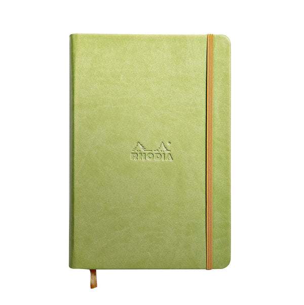 Rhodia 5.5 x 8.25 Rhodiarama Webbies Notebook in Anise Lined Notebooks Journals