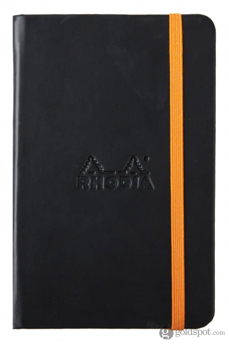 Rhodia 5.5 x 8.25 Rhodiarama Webbies Notebook in Black Lined Notebooks Journals