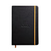 Rhodia 5.5 x 8.25 Rhodiarama Webbies Notebook in Black Notebooks Journals