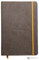 Rhodia 5.5 x 8.25 Rhodiarama Webbies Notebook in Chocolate Lined Notebooks Journals
