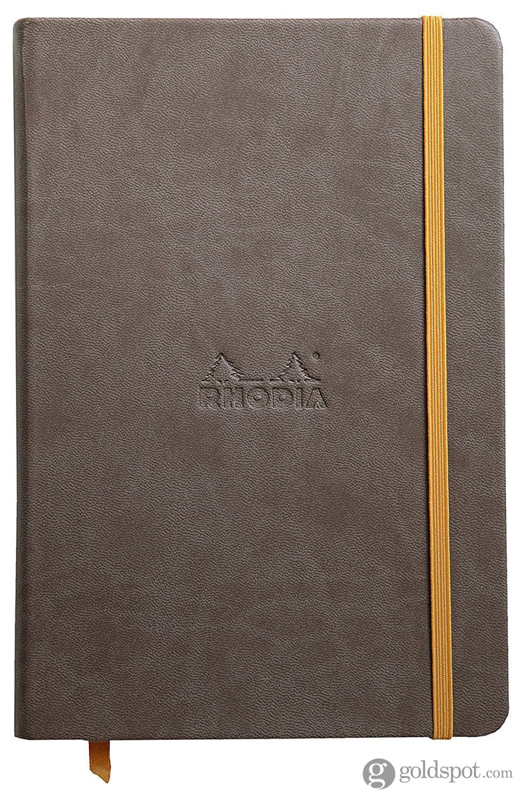 Rhodia 5.5 x 8.25 Rhodiarama Webbies Notebook in Chocolate Lined Notebooks Journals