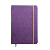 Rhodia 5.5 x 8.25 Rhodiarama Webbies Notebook in Purple Notebooks Journals