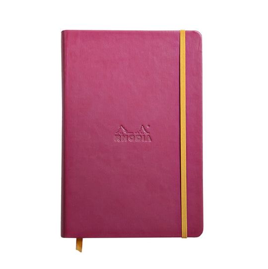 Rhodia Rhodiarama A5 Webbies Notebook in Raspberry - 5.5 x 8.25