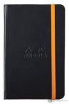 Rhodia 3.5 x 5.5 Rhodiarama Webbies Notebook in Black Blank Notebooks Journals