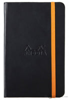 Rhodia 3.5 x 5.5 Rhodiarama Webbies Notebook in Black Lined Notebooks Journals