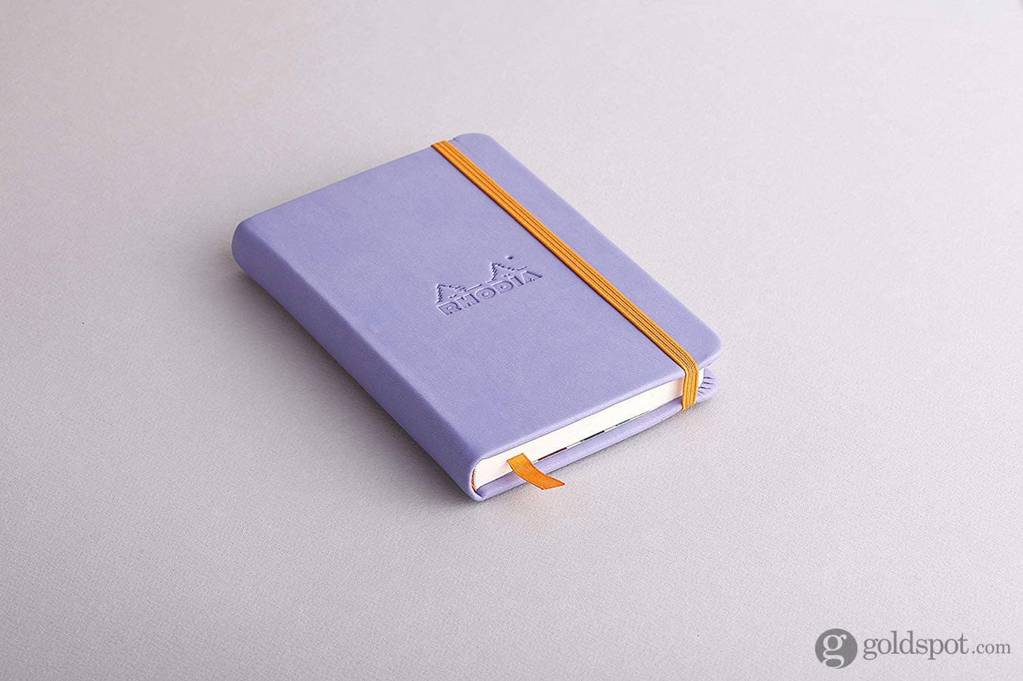 Rhodia 3.5 x 5.5 Rhodiarama Webbies Notebook in Iris Notebook