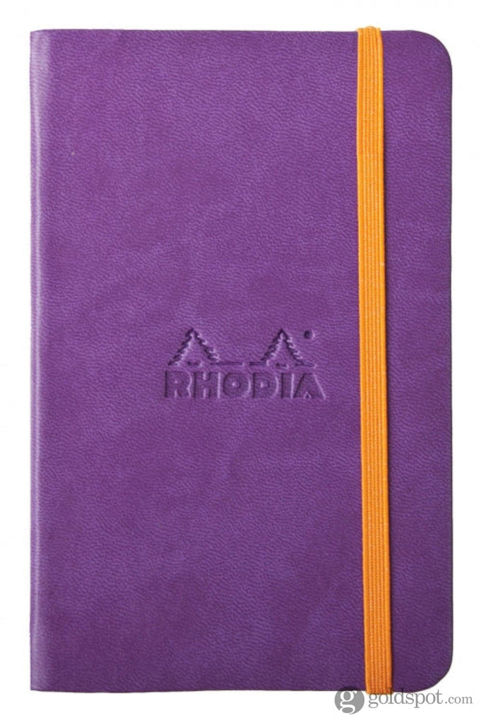 Rhodia 3.5 x 5.5 Rhodiarama Webbies Notebook in Purple Lined Notebooks Journals