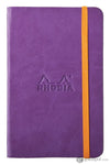 Rhodia 3.5 x 5.5 Rhodiarama Webbies Notebook in Purple Lined Notebooks Journals