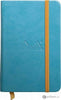 Rhodia 3.5 x 5.5 Rhodiarama Webbies Notebook in Turquoise Blank Notebooks Journals