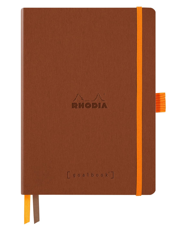 Rhodia Rhodiarama Dotted Goalbook in Copper - 5.5 in x 8.25 Notebooks Journals