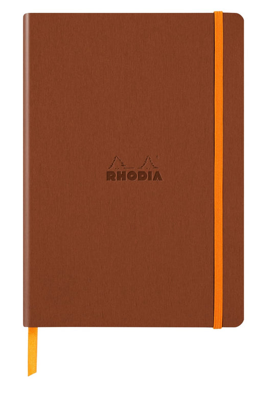 Rhodia Rhodiarama Dotted Notebook in Copper - 5.5 in x 8.25