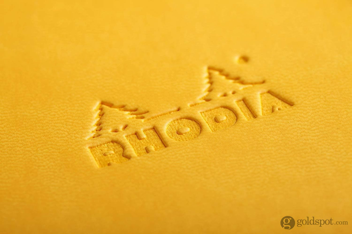 Rhodia Rhodiarama Blank Paper Notebook in Yellow - 3.5 x 5.5 Notebook
