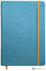 Rhodia Rhodiarama Webbies Notebook in Turquoise - 5.5 x 8.25 Lined Notebooks Journals