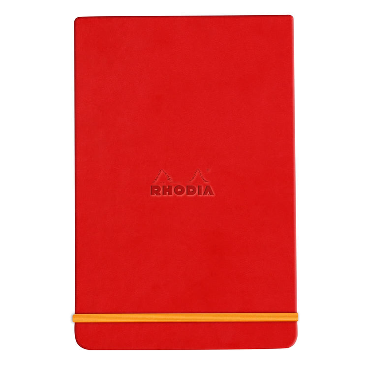 Rhodia Rhodiarama Webnotepad in Poppy - 3.5 in x 5.5 in notepad