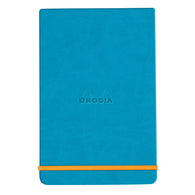 Rhodia Rhodiarama Webnotepad in Turquoise - 5.5 in x 8.25 in