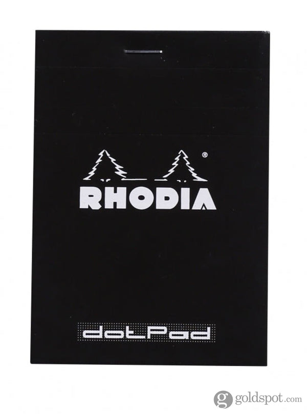 Rhodia Staplebound Notepad in Black - 3.375 x 4.75 Dot Grid Notebooks Journals