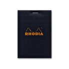 Rhodia Staplebound Notepad in Black - 3.375 x 4.75 Notebooks Journals