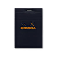 Rhodia No. 12 Staplebound 3.375 x 4.75 Notepad in Black