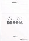 Rhodia Staplebound Notepad in Ice - 3.375 x 4.75 Lined Notebooks Journals