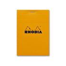 Rhodia Staplebound Notepad in Orange - 3.35 x 4.75 Notebooks Journals