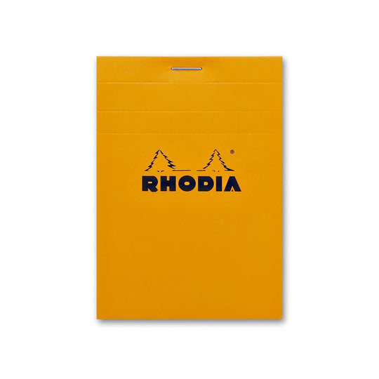 Rhodia No. 12 Staplebound 3.375 x 4.75 Notepad in Orange