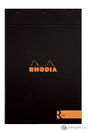 Rhodia Staplebound 8.25 x 11.75 R Premium Notepad in Black Lined Notebooks Journals