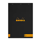 Rhodia Staplebound 8.25 x 11.75 R Premium Notepad in Black Notebooks Journals